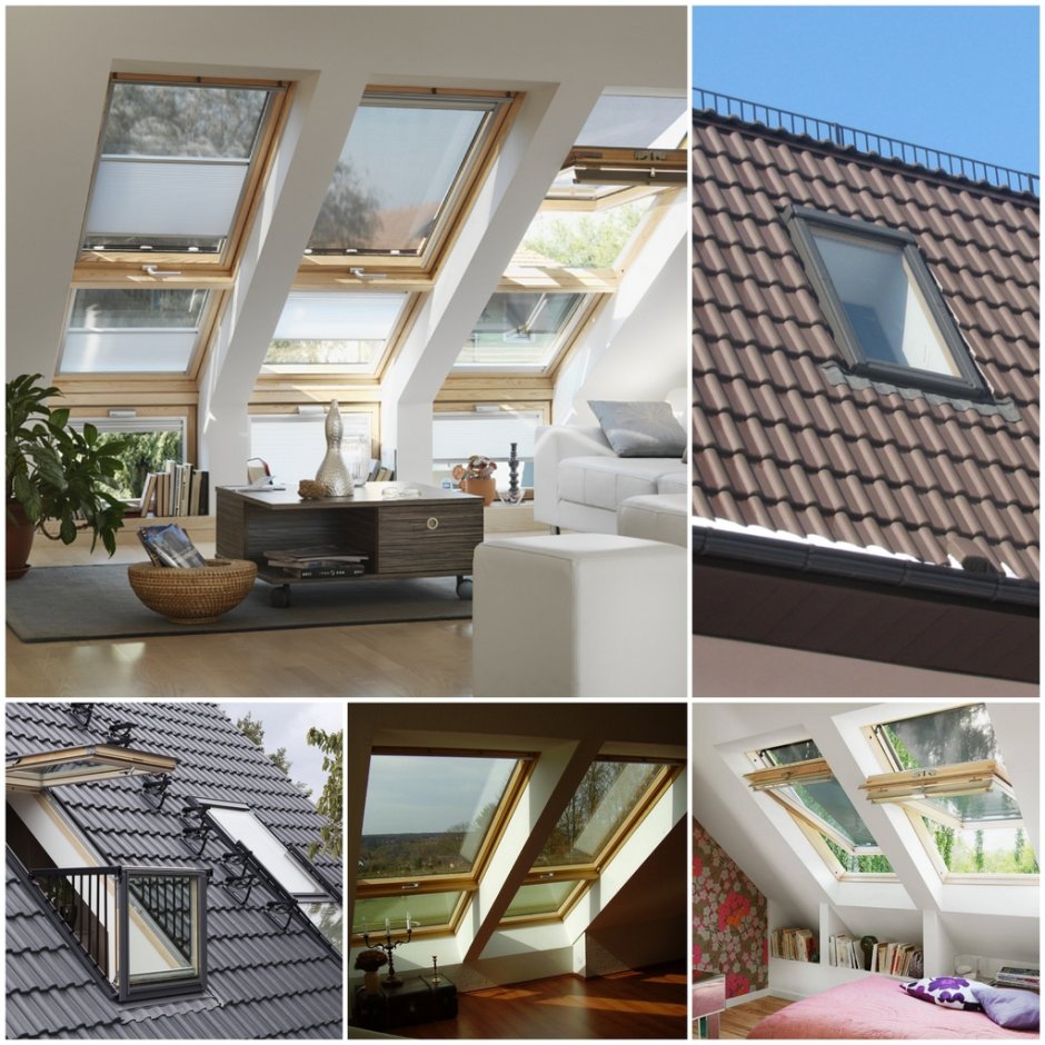 Окно в крыше мансарды