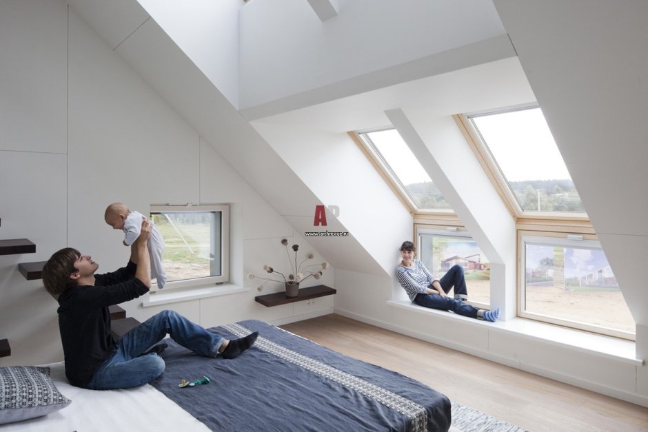 Окна на мансарде