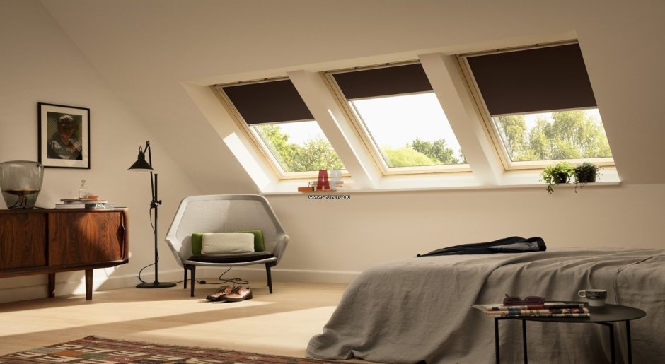 Окна Велюкс мансардные внешний вид