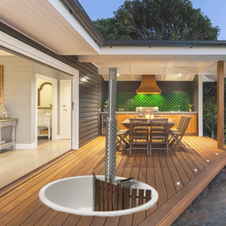 Терраса с бассейном