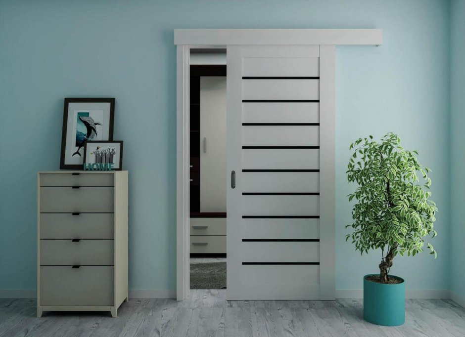 Выдвижные двери межкомнатные