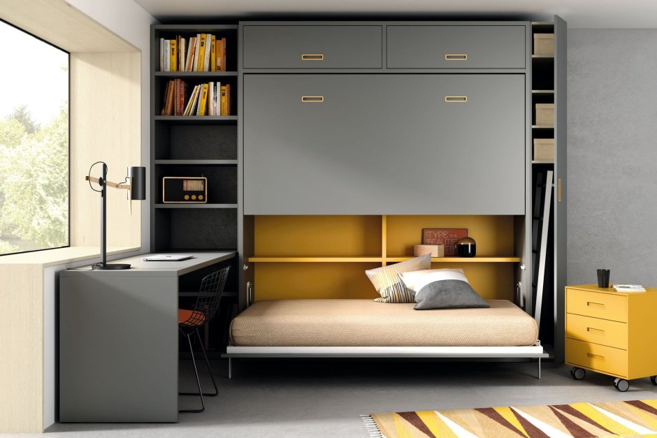 Мебель трансформеры для спальни 9кв