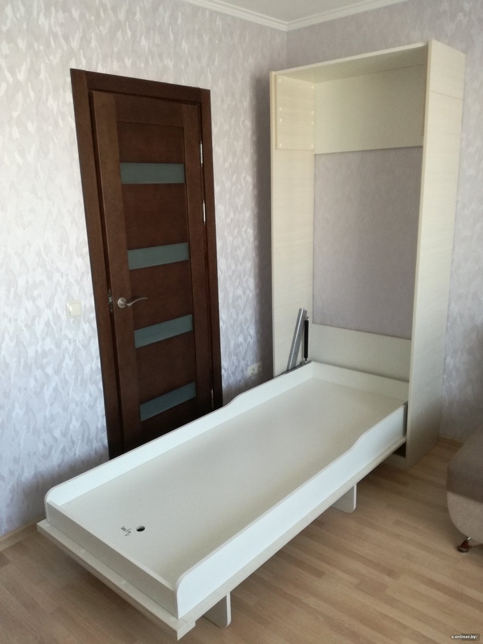 Кровать трансформер односпальная вертикальная