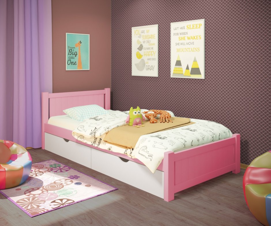 Кровать Радуга 190 сантиметров фото