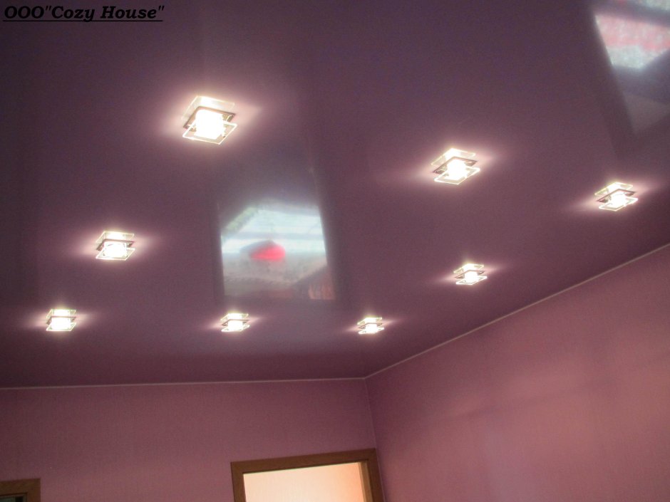 Расположение светильников в квадратной комнате