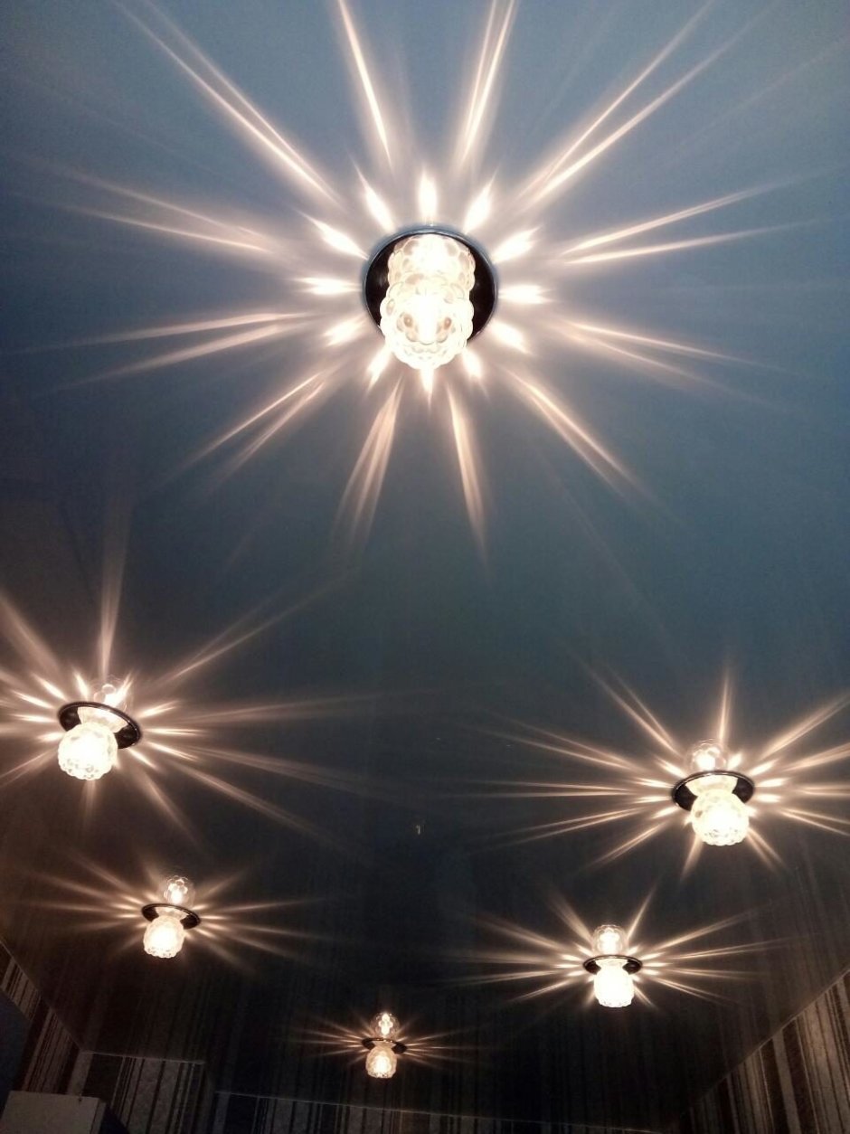 Расположение светильников