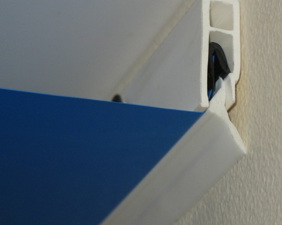 Гарпунная система крепления натяжных