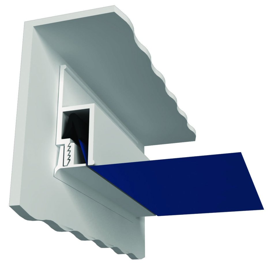 Гарпунная система крепления натяжных