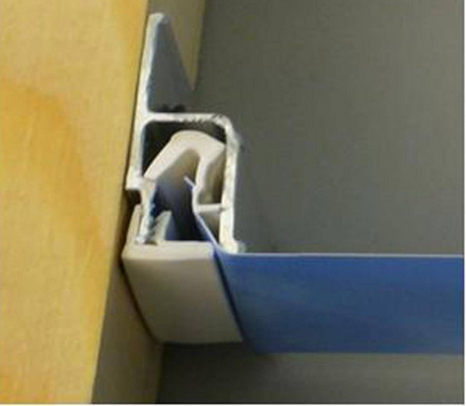 Гарпунный профиль для натяжных потолков