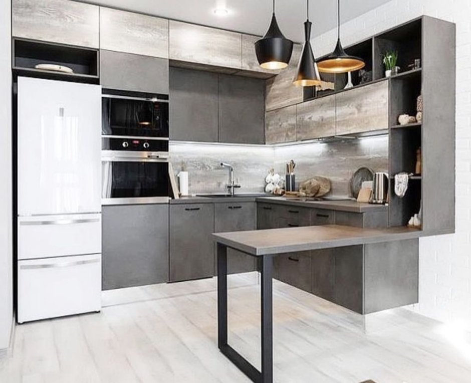 Кухонный гарнитур в стиле лофт