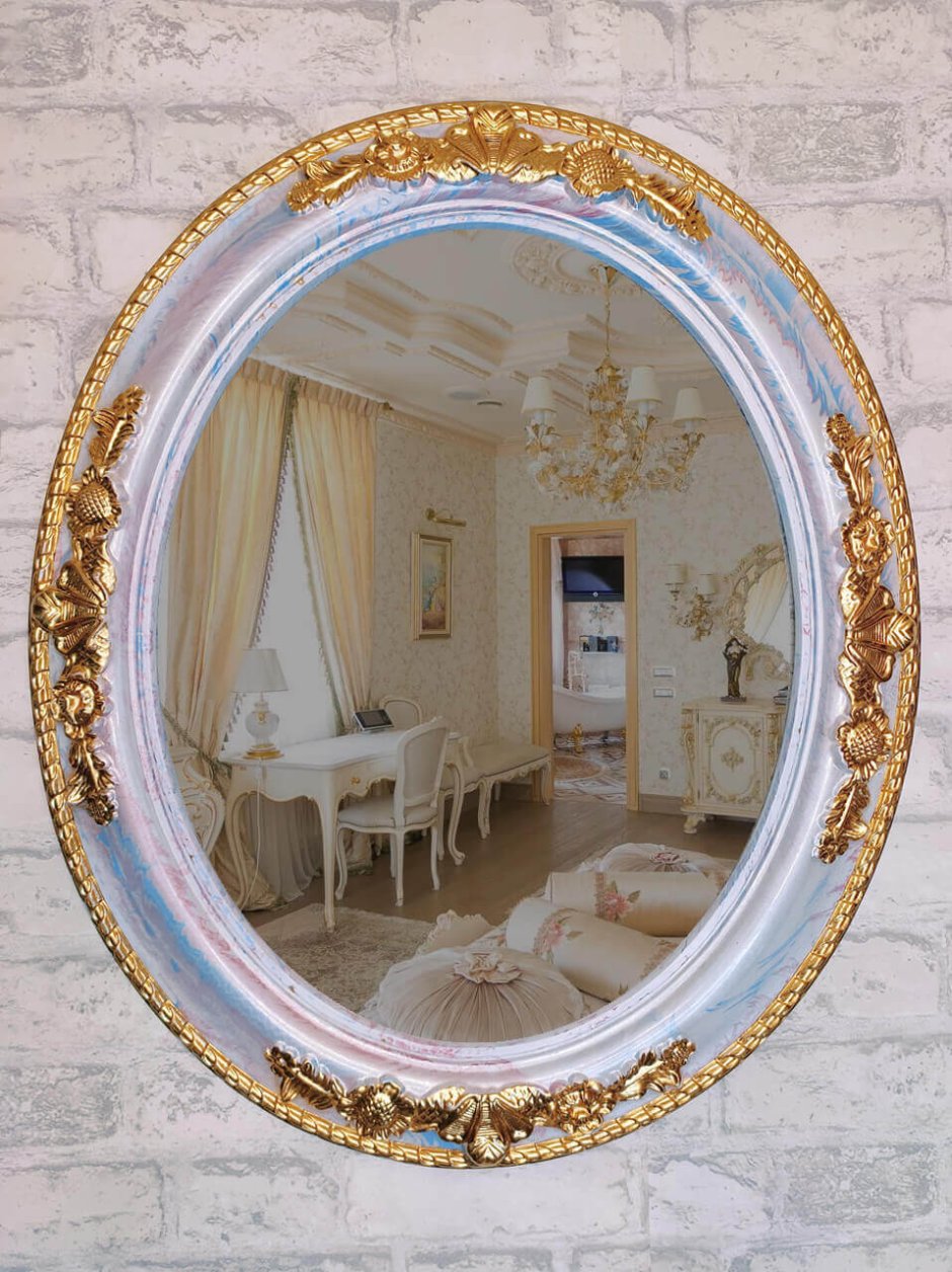 Овальные зеркала в прихожую
