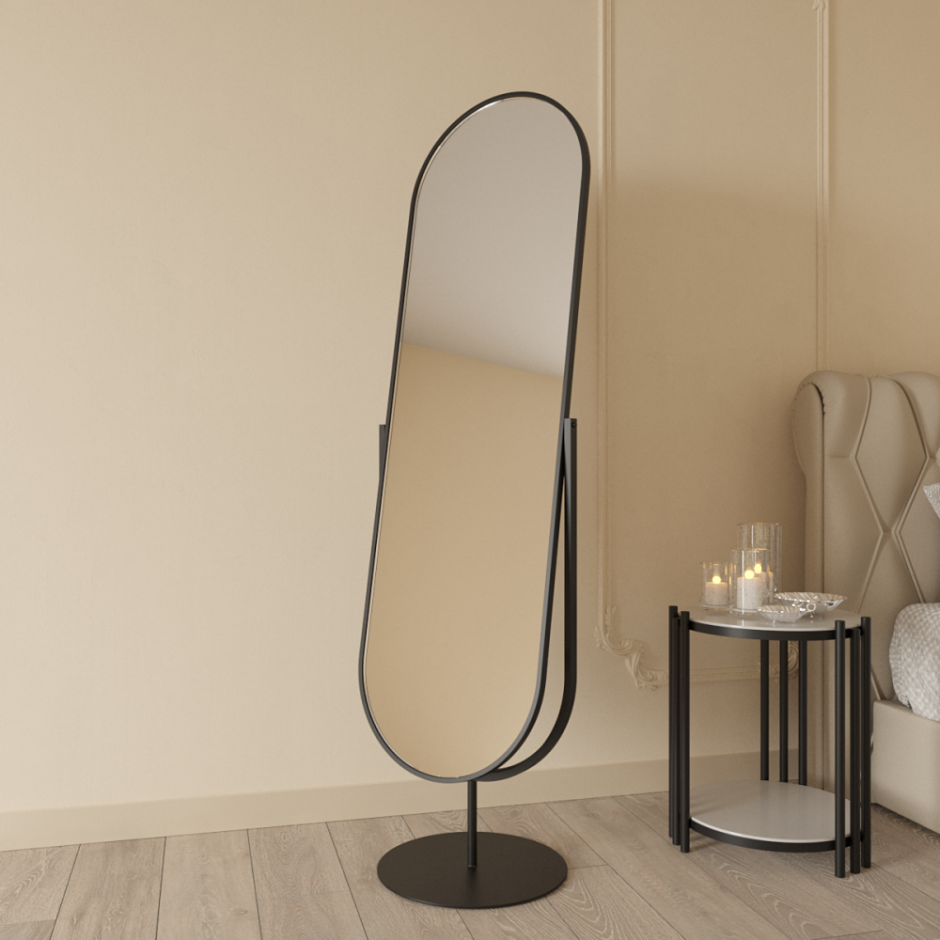 Зеркало капсула 150х70