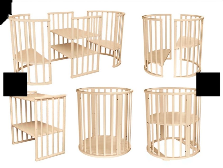 Кроватка папа Карло 6 в 1