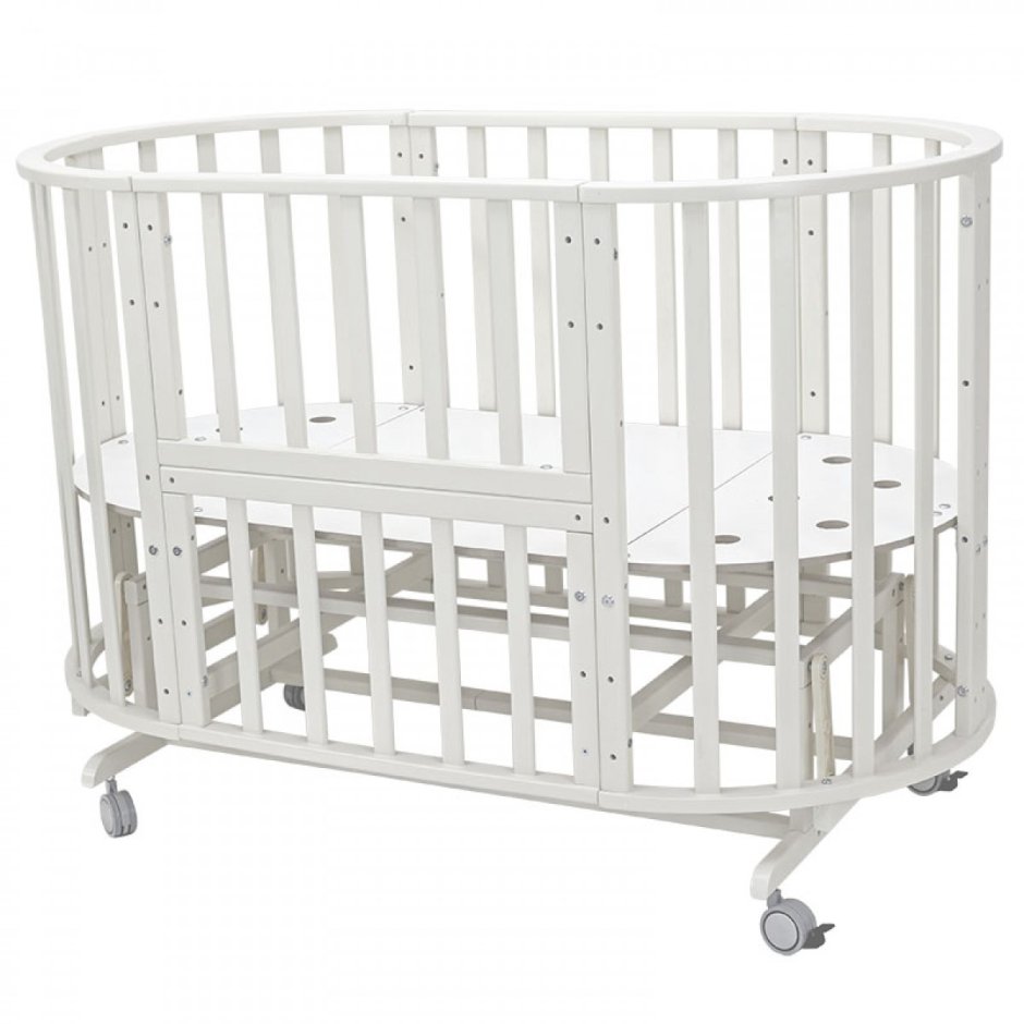 Овальная кроватка трансформер 8 в 1