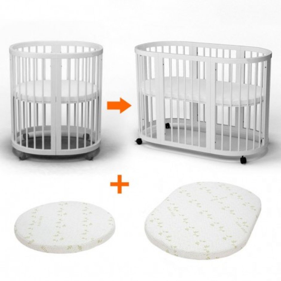 Кровать детская 7 в 1 трансформер матрас