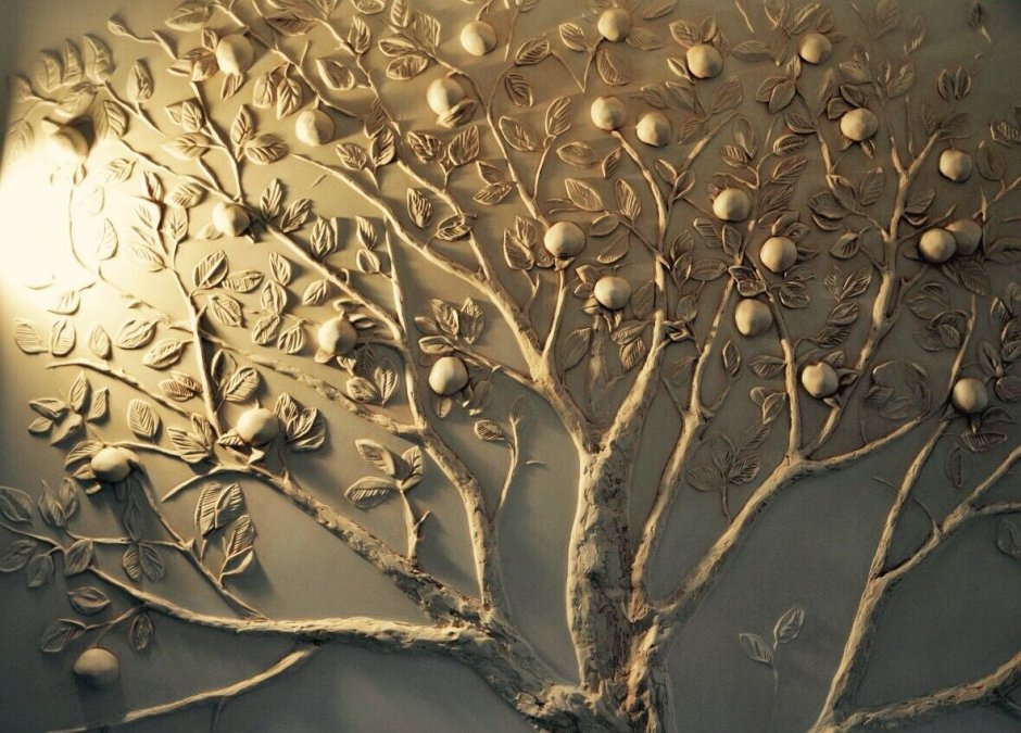 Барельеф дерево