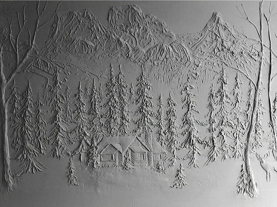 Узоры из штукатурки