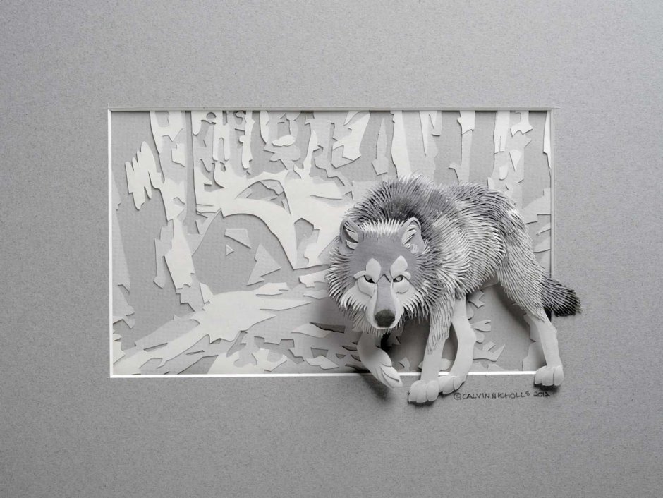 Бумажные картины