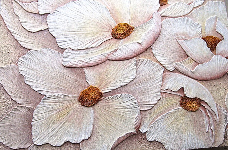 Декоративная штукатурка цветы