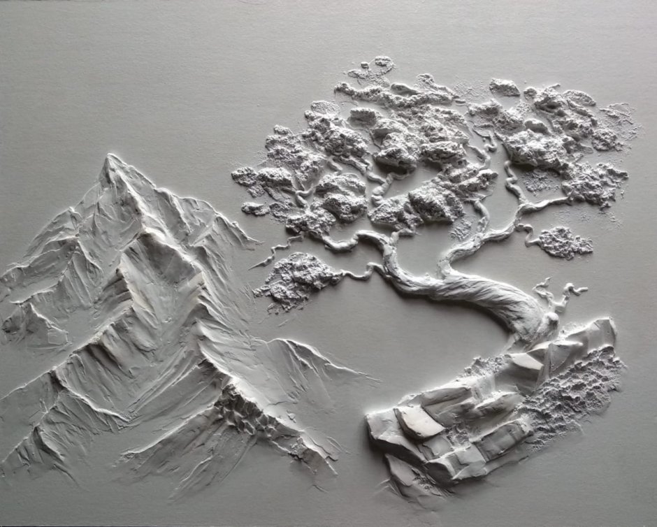 Барельеф Хабибов пейзаж