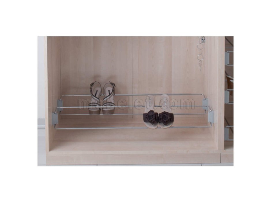 Полка для обуви с боковым креплением, 830-1130мм