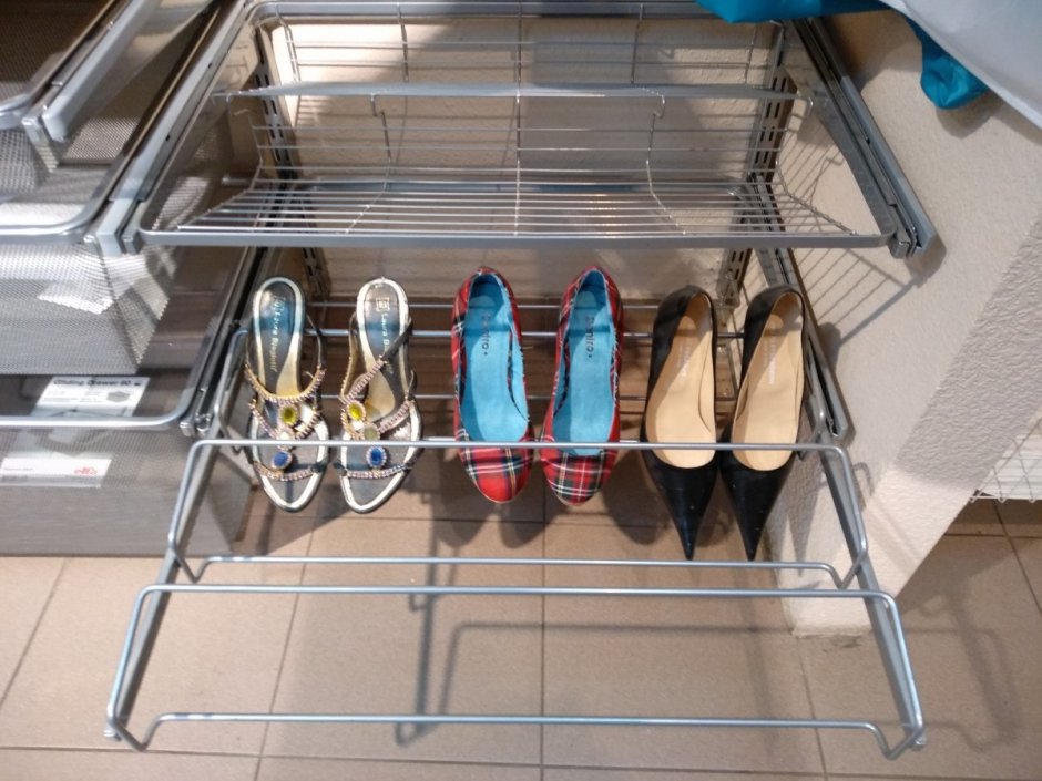 Система Elfa гардеробная обувница