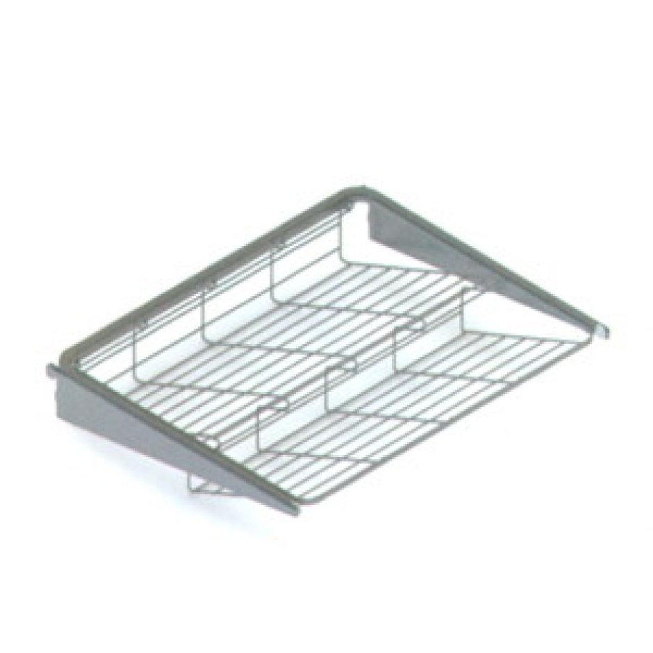 Аристо обувница 2-х ярусная выдвижная серия 460 l 550 металлик