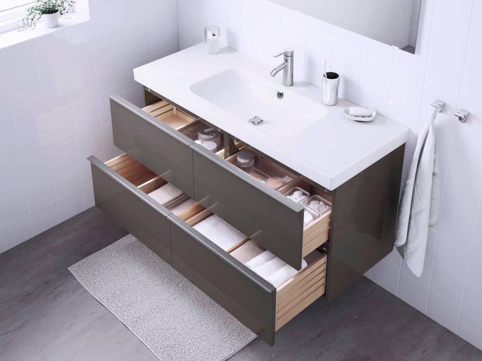 Шкафчик под раковину в ванную