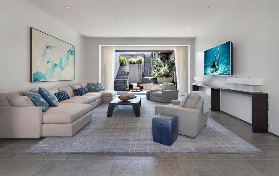 Гостиная кресло телевизор