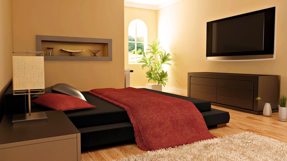 Комната с кроватью