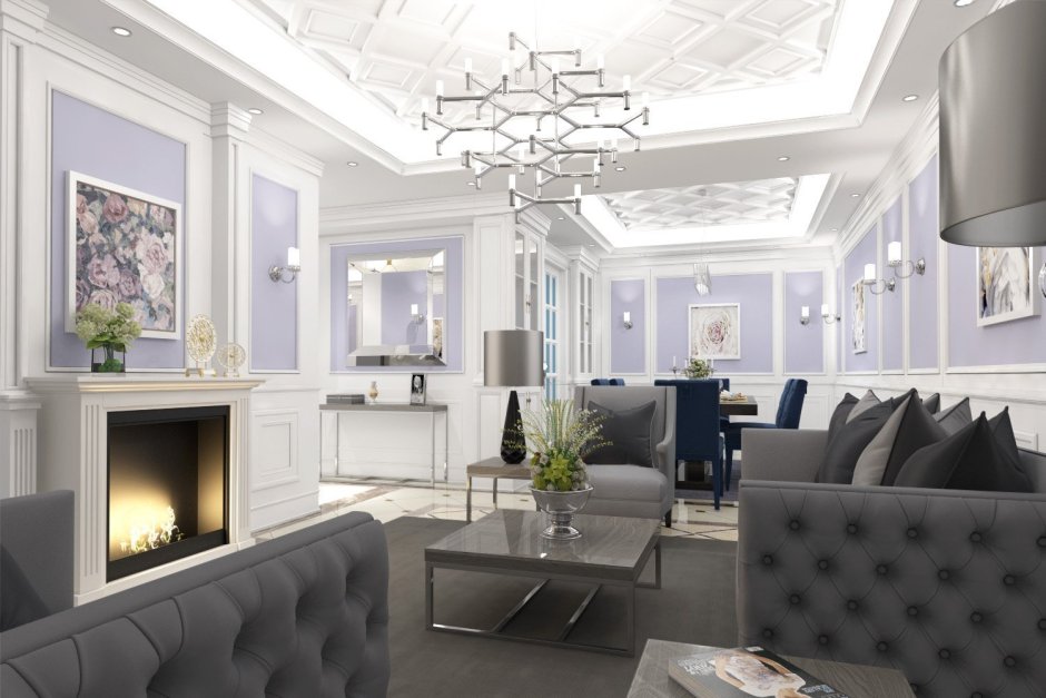 Натяжные потолки Неоклассика