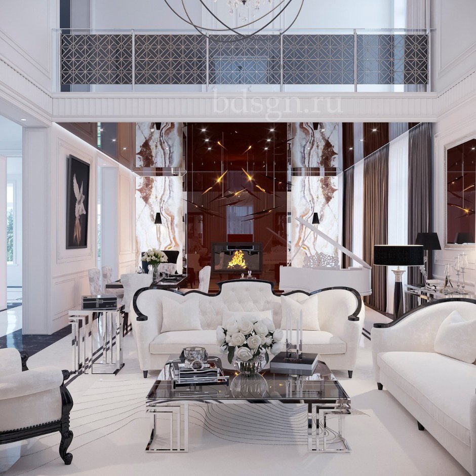 Вилла Неоклассика интерьер Turri