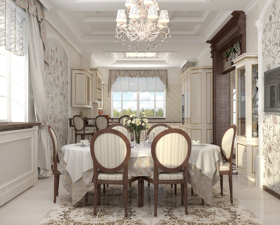 Вилла Неоклассика интерьер Turri