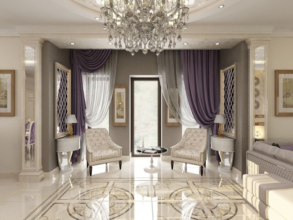 Дом в стиле Неоклассика интерьер
