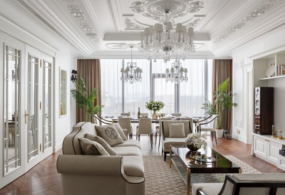 Вилла Неоклассика интерьер Turri