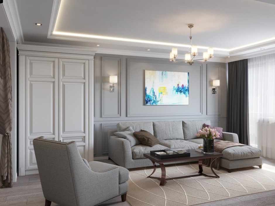 Потолок в стиле Неоклассика