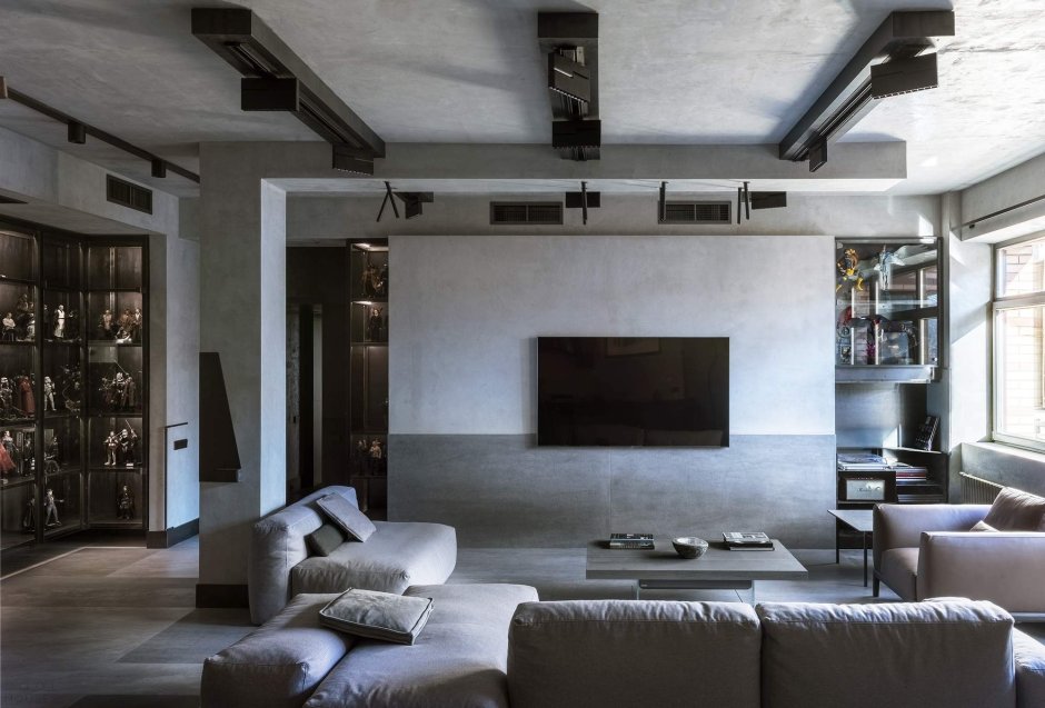 Стиль брутализм в интерьере квартиры