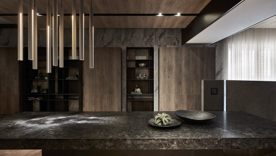 Кухня в стиле брутализм