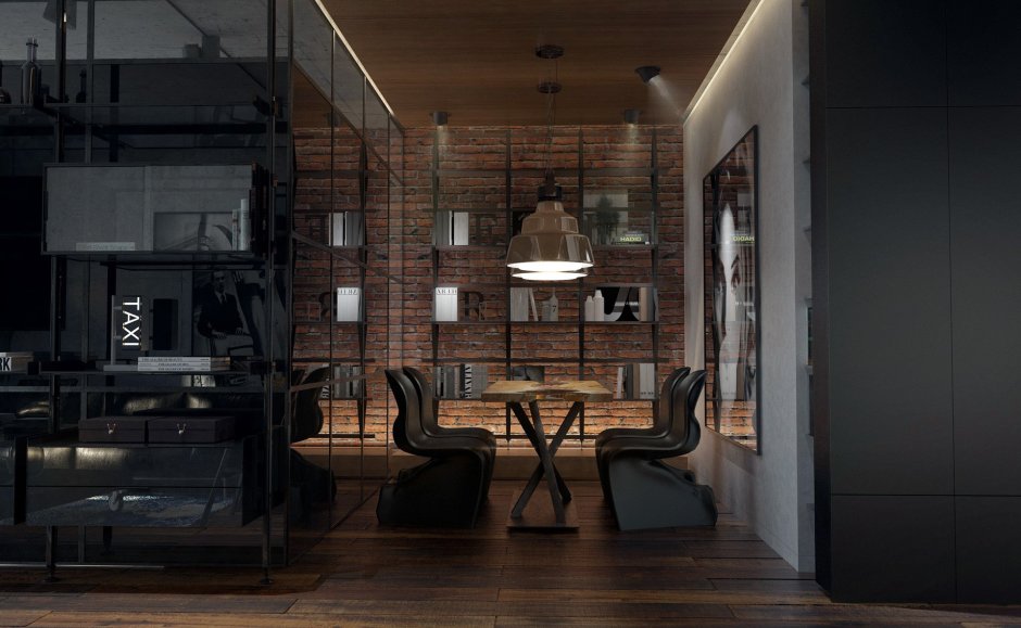 Брутализм в интерьере