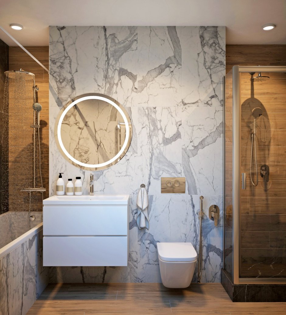 Италон Статуарио в интерьере