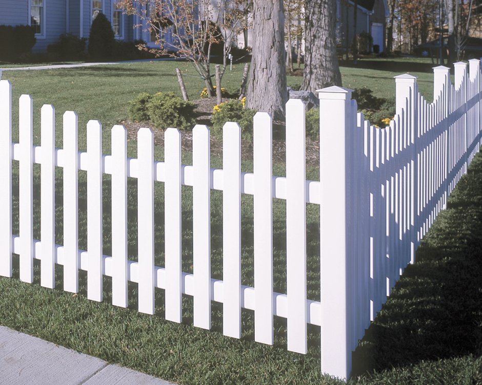 Заборчик для палисадника деревянный