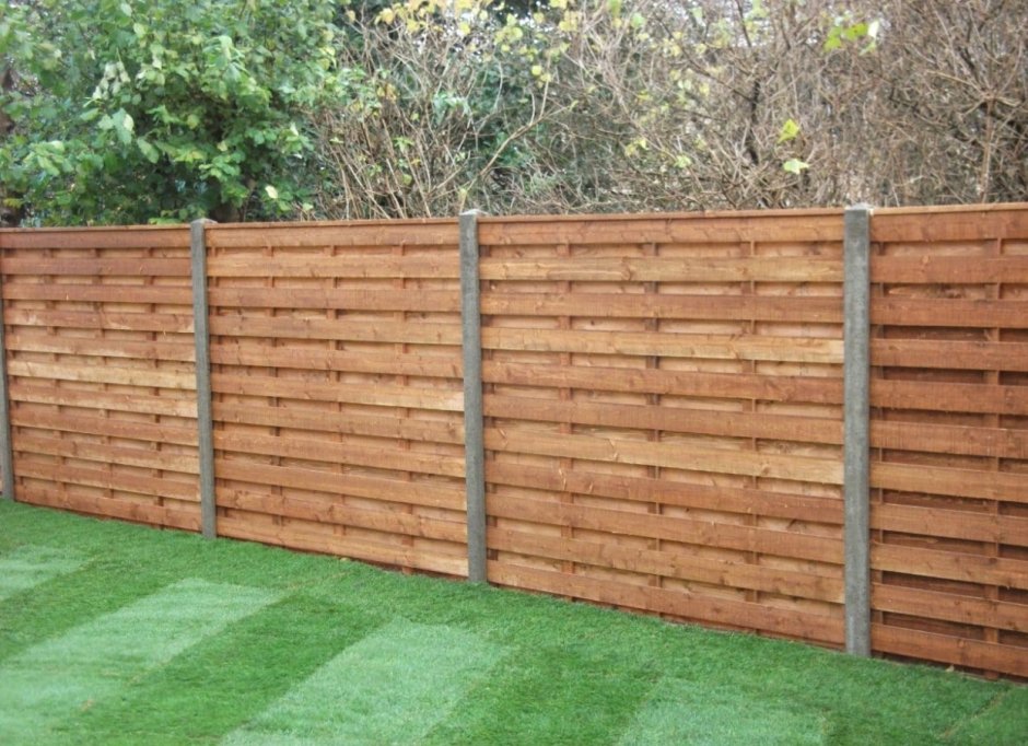 Деревянный забор