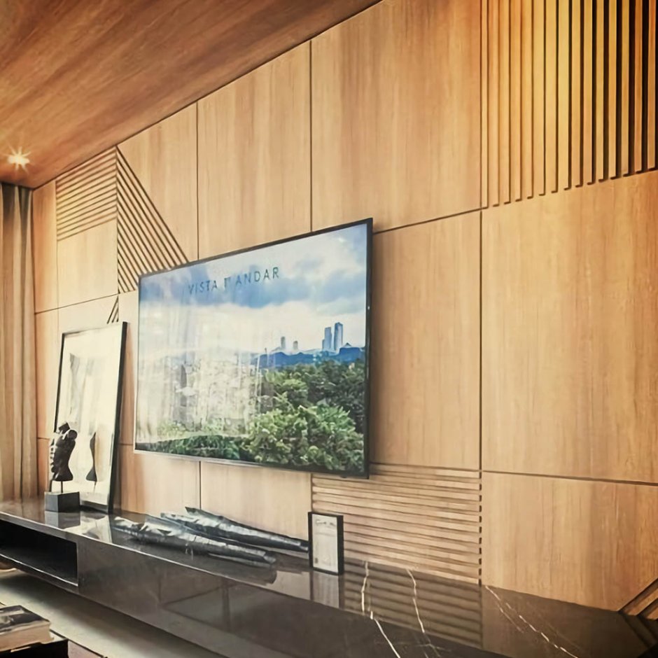 Деревянные панели в интерьере