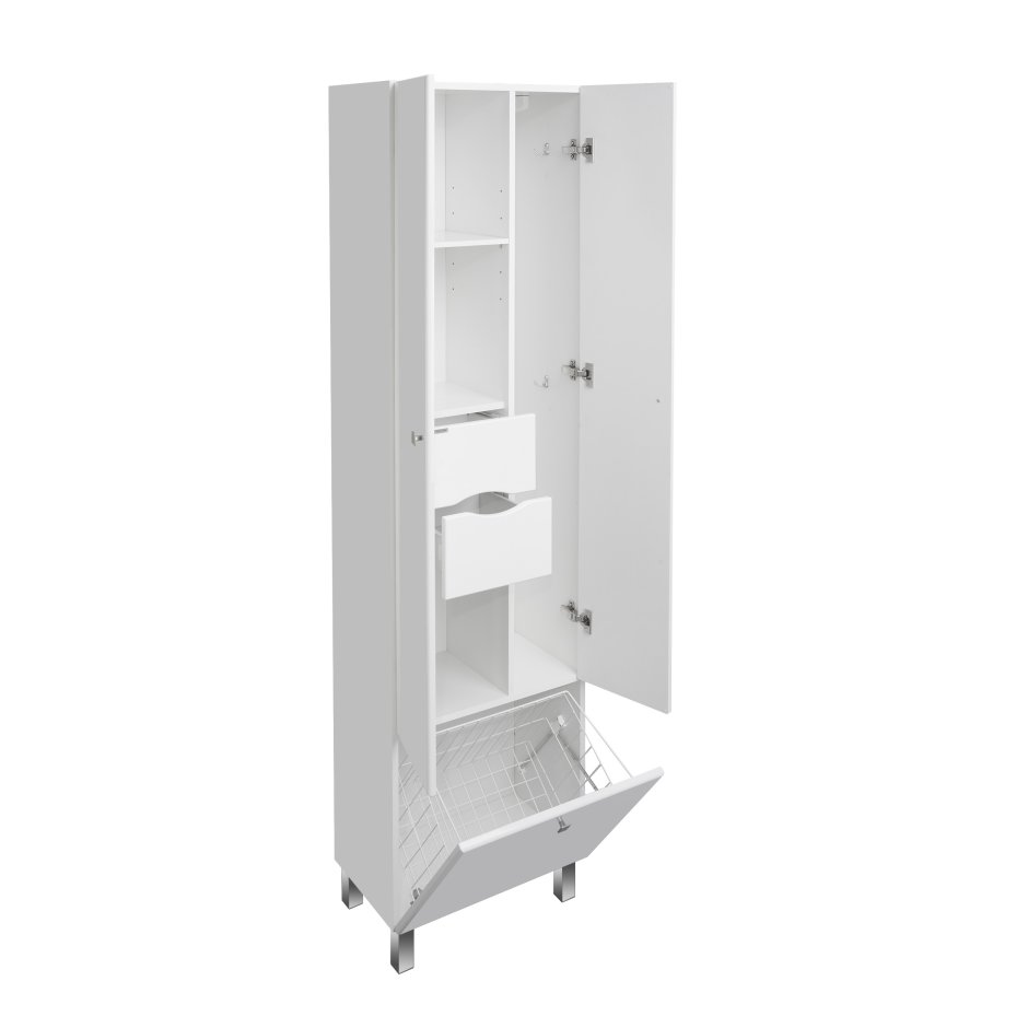 Шкаф-пенал Акватон Симпл (1a137403sl010) белый