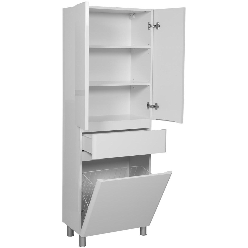 Пенал Родос напольный 60 см с корзиной для белья