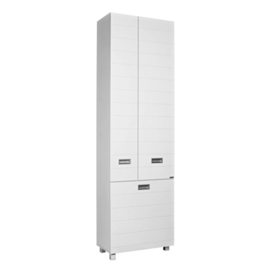 Пенал напольный Cube 60 без ящика с корзиной для белья dc5014p Домино