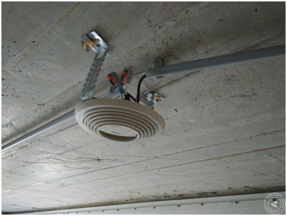 Проводка под точечные светильники