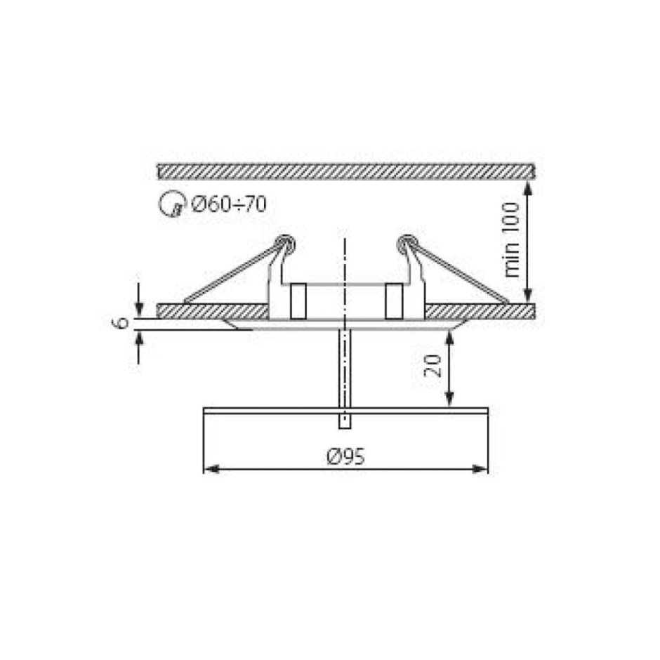 Светильник точечный потолочный Kanlux Dino CTX-ds02g a-c