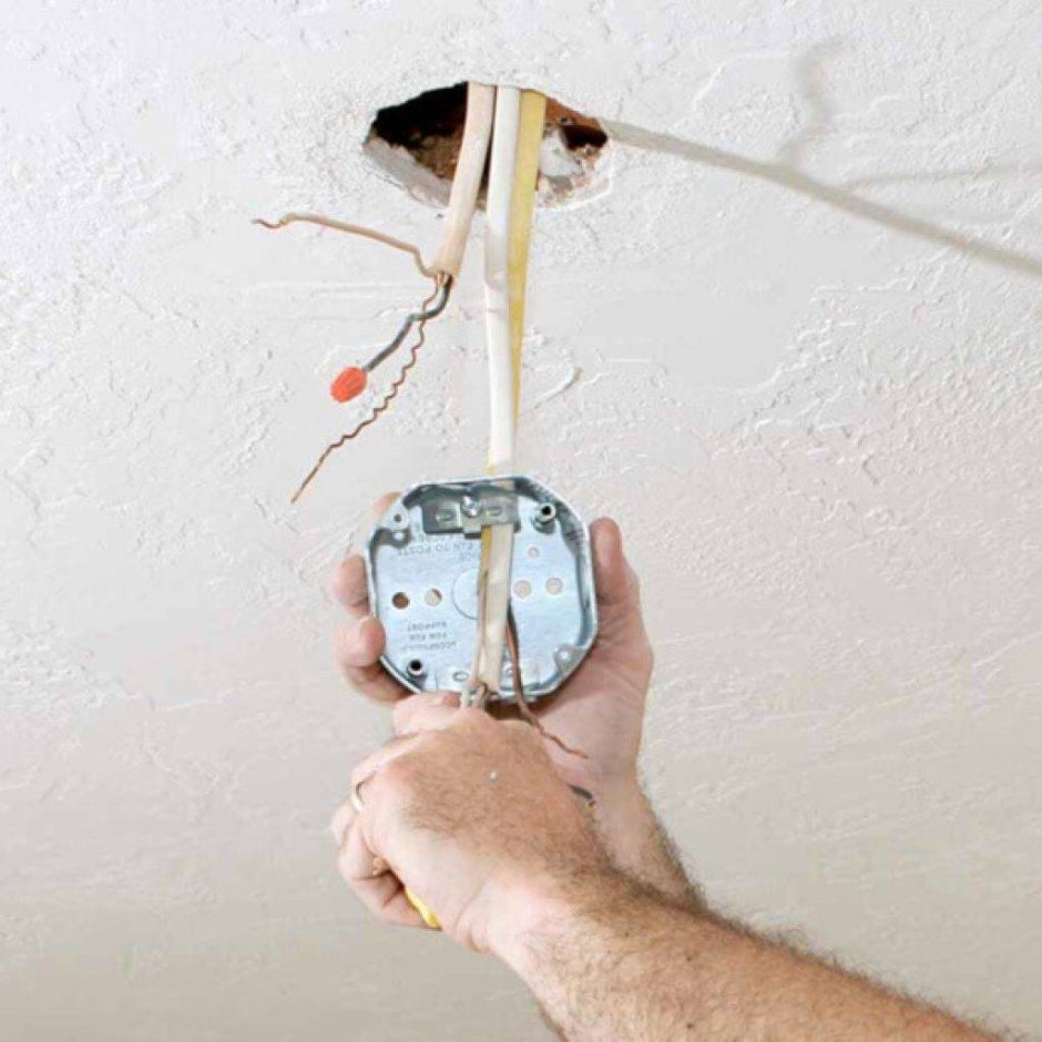 Монтаж освещения