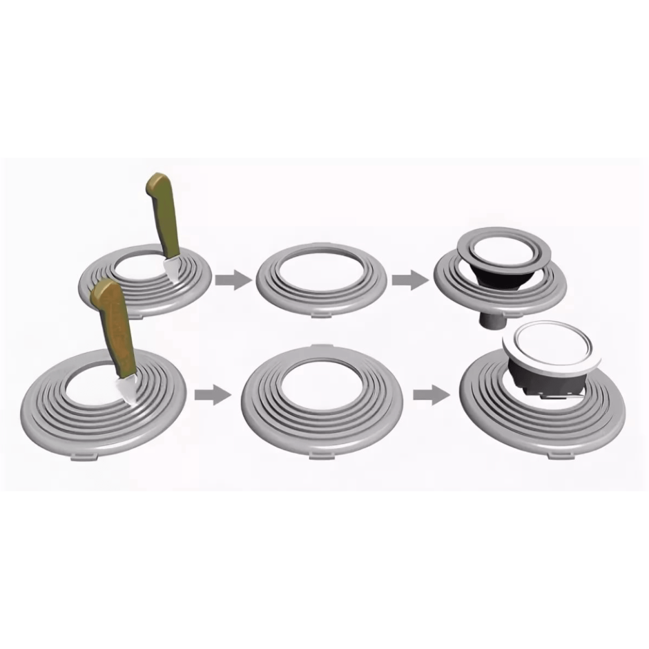 Закладная под светильник d150